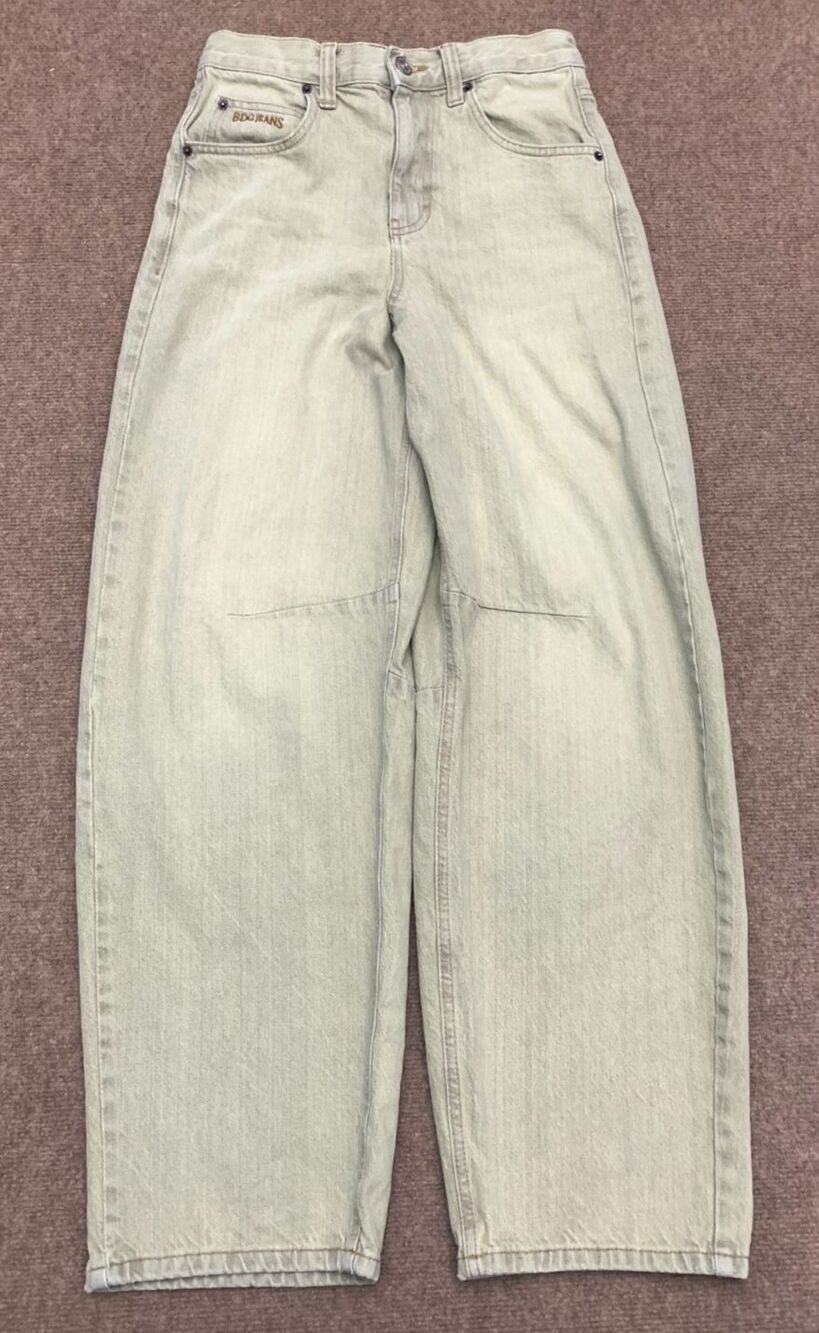 Urban Outfitters BDG Jeans Womens 27 Logan Buckle Baggy Barrel Boyfriend Denim